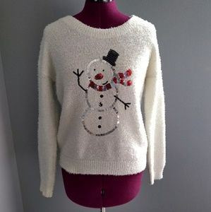 fuzzy christmas sweater
